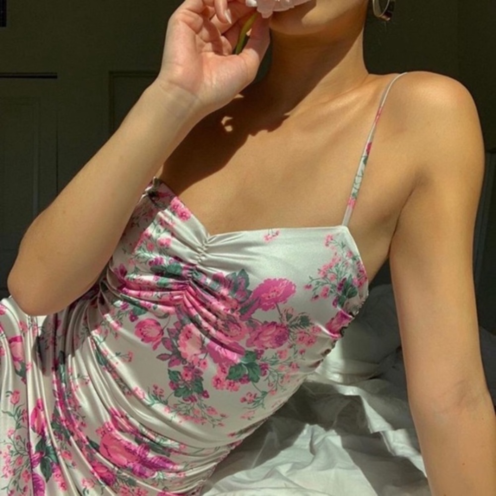 【SOLD】For Love and Lemons Palais Floral midi dress